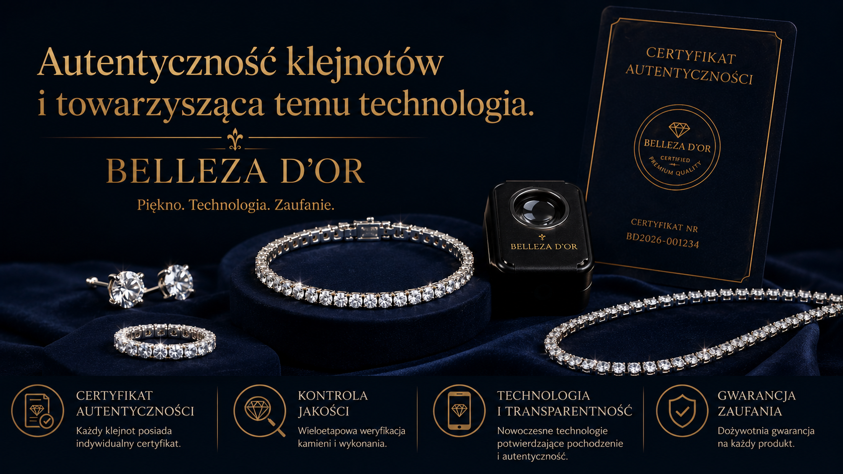 Autentyczność klejnotów i towarzysząca temu technologia.