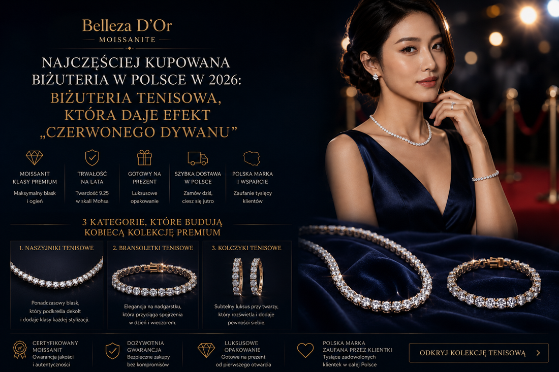 „Capsule jewelry” z moissanitami 3 kategorie mossanitów , które budują kobiecą kolekcję premium (w Polsce)