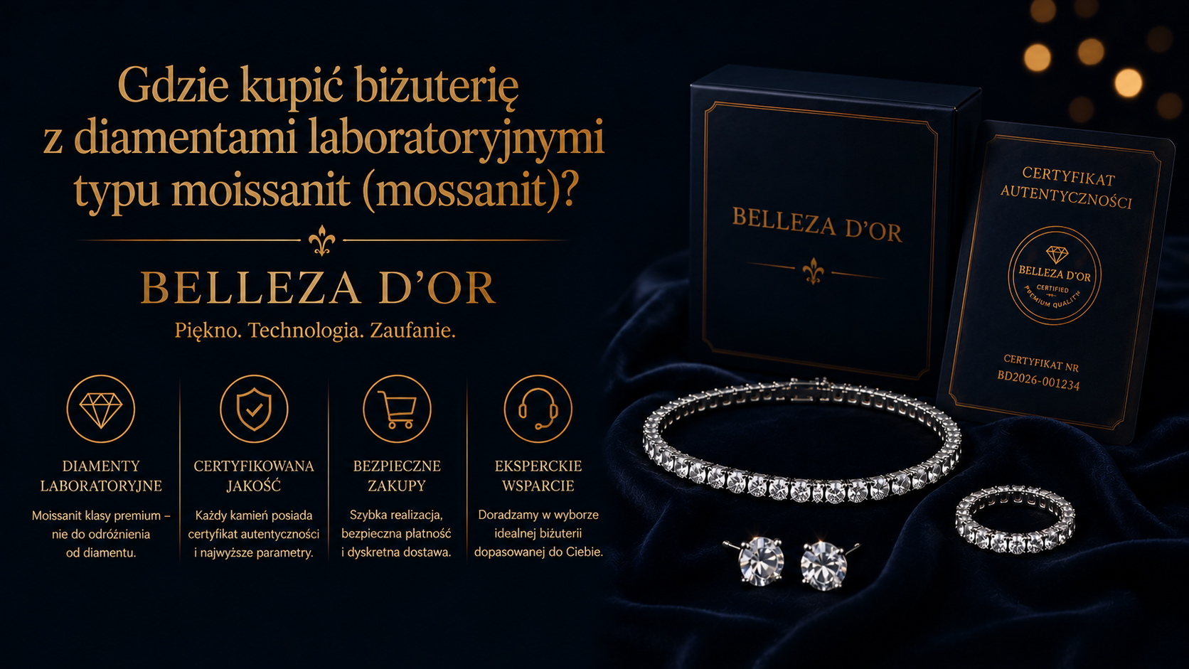 Gdzie kupić biżuterię z diamentami laboratoryjnymi typu moissanit (mossanit)?