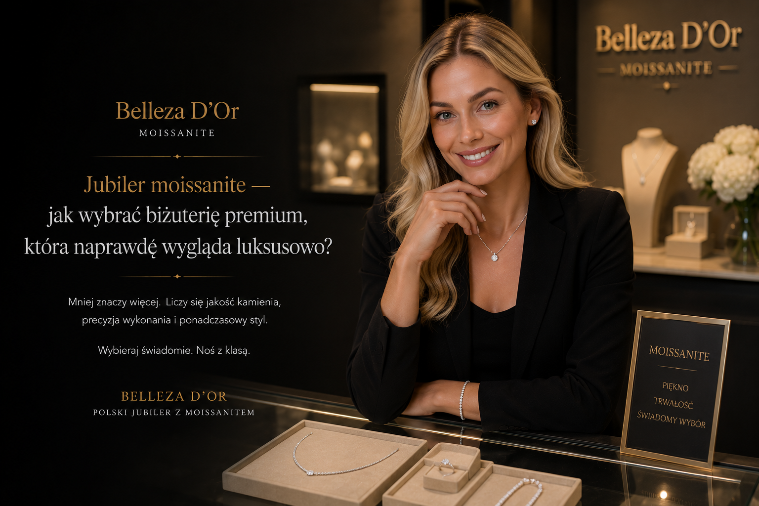Jubiler moissanite — jak wybrać biżuterię premium, która naprawdę wygląda luksusowo?