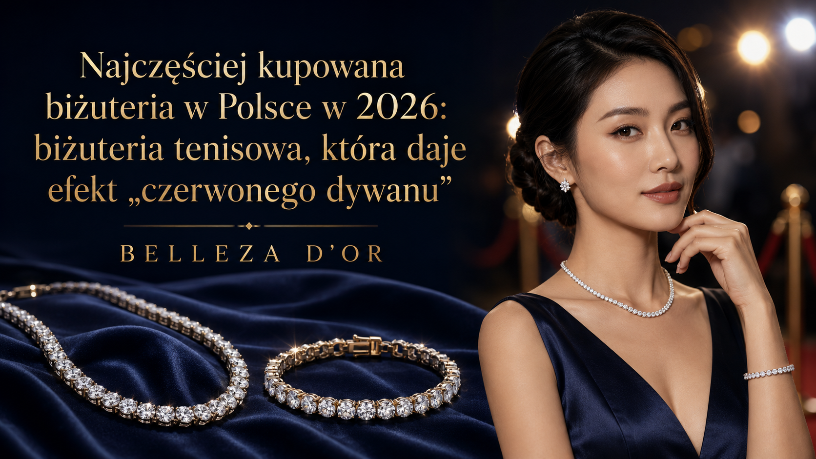 Najczęściej kupowana biżuteria w Polsce w 2026 biżuteria tenisowa, która daje efekt „czerwonego dywanu”