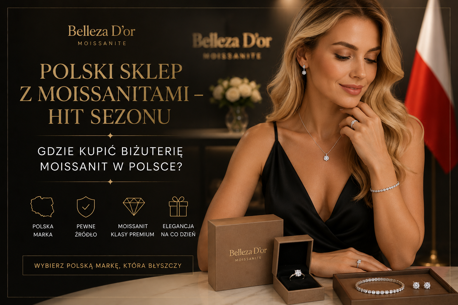 Polski sklep z moissanitami – hit sezonu. Gdzie kupić biżuterię moissanit w Polsce