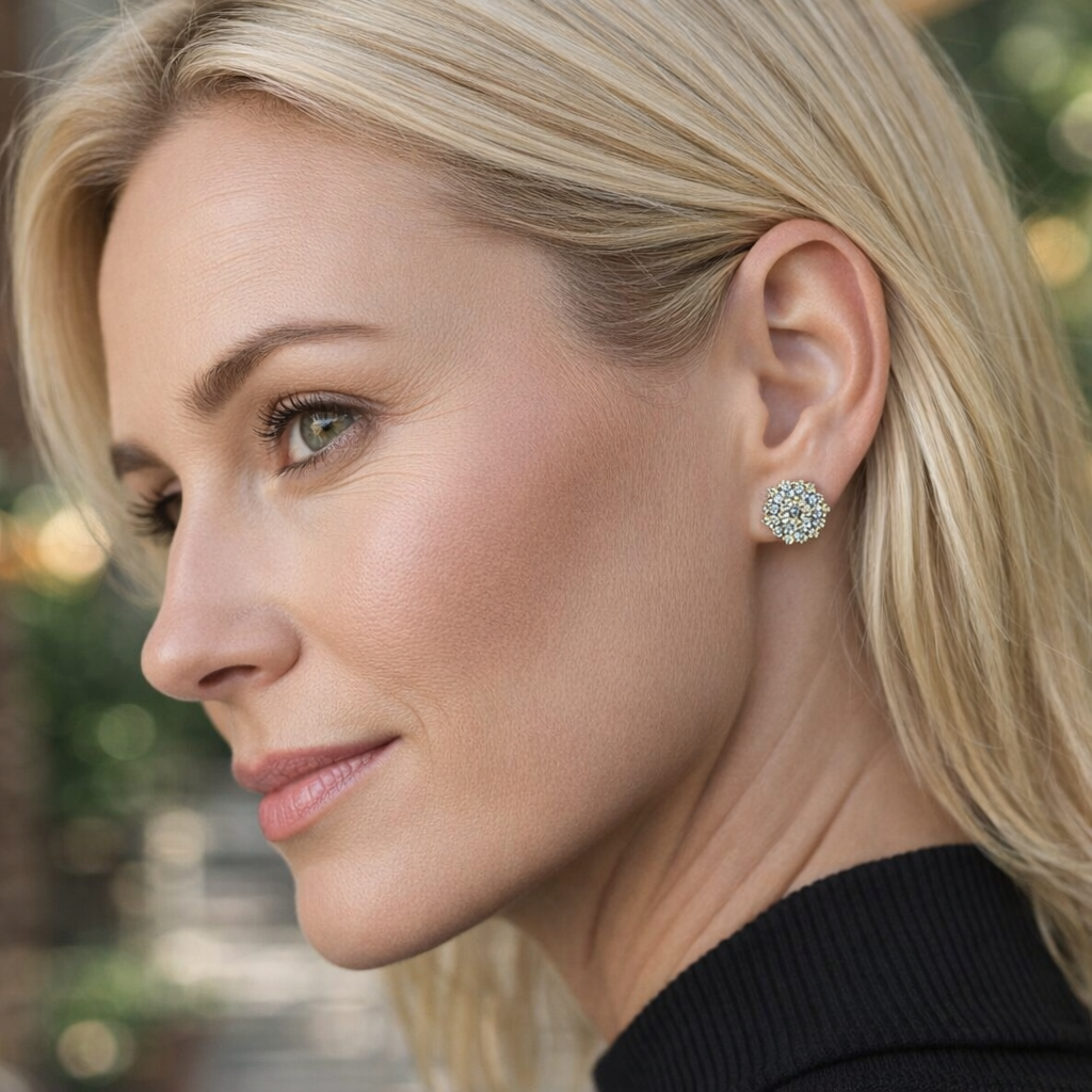 Najlepsza biżuteria do noszenia w styczniu: moissanitowy blask do golfów, swetrów i płaszczy (quiet luxury)