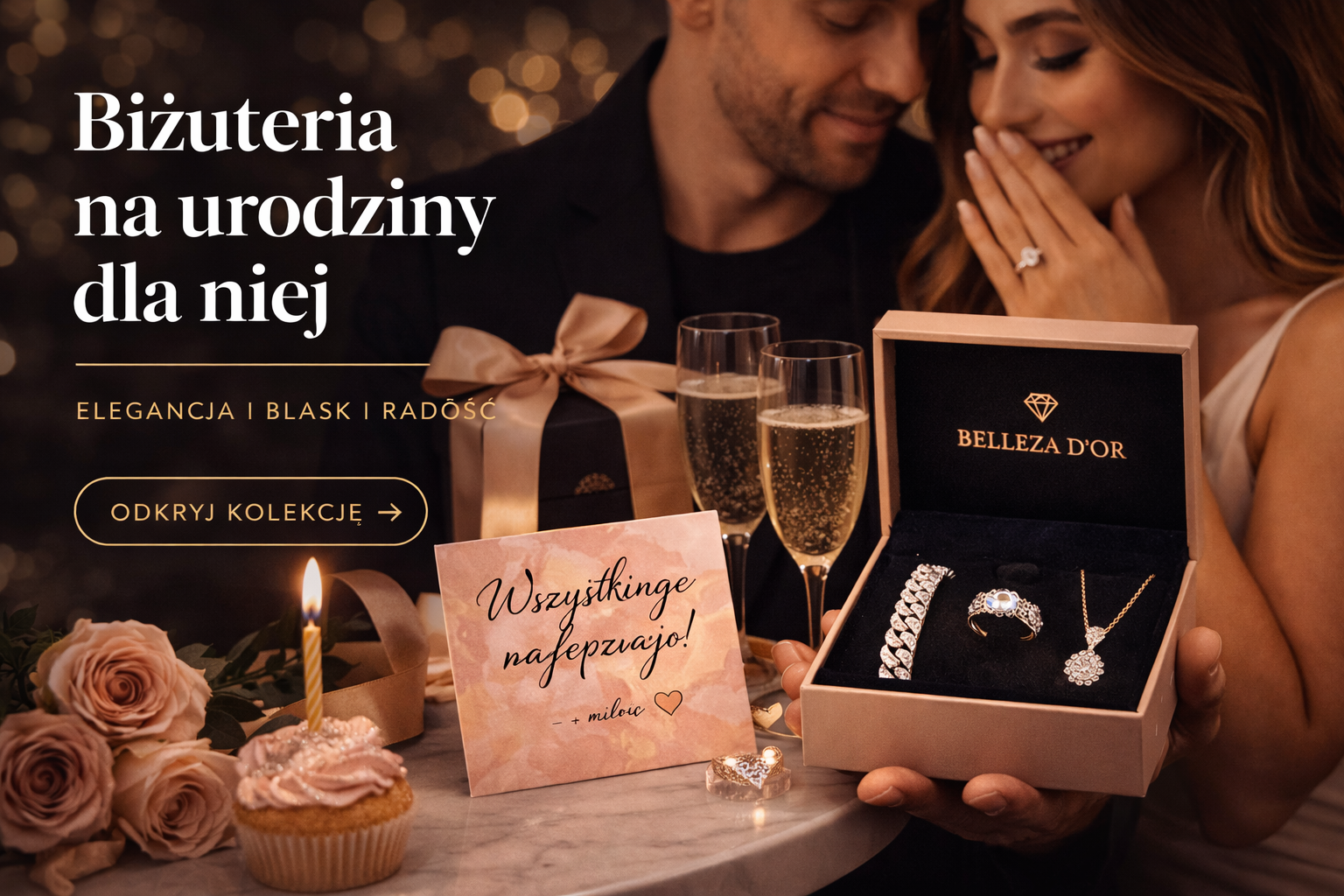 Biżuteria z moissanitem na rocznicę – elegancki prezent pełen emocji  Belleza D’or