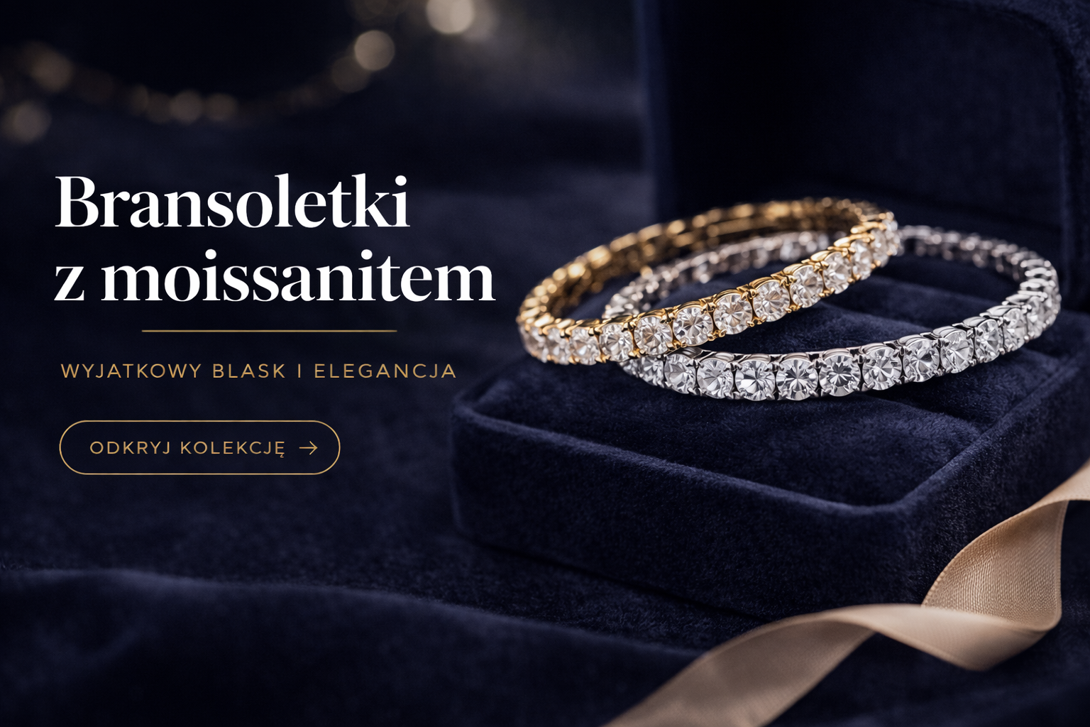 Bransoletki z moissanitem
