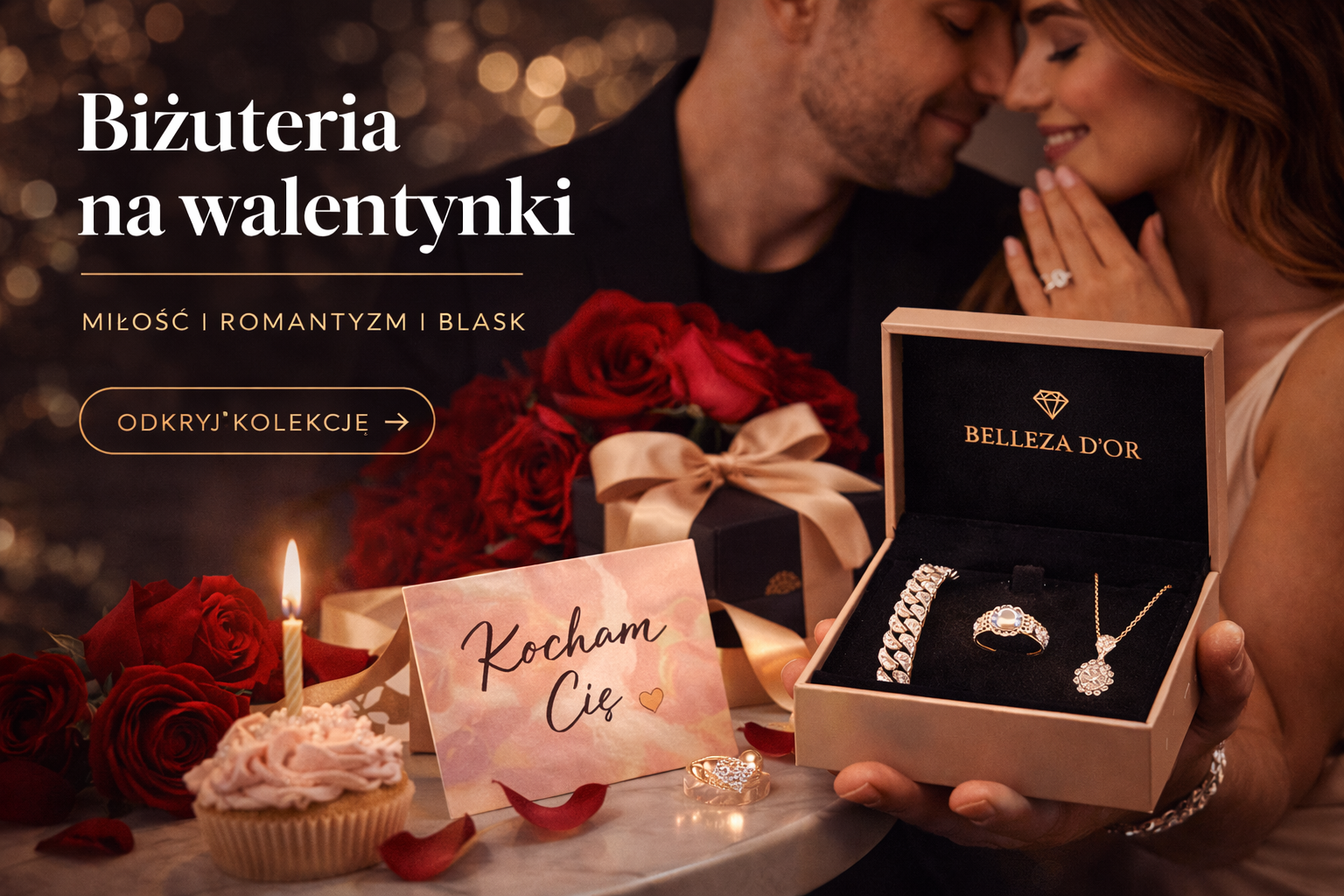 Biżuteria na walentynki z mossanitem – romantyczny prezent | Belleza D’or