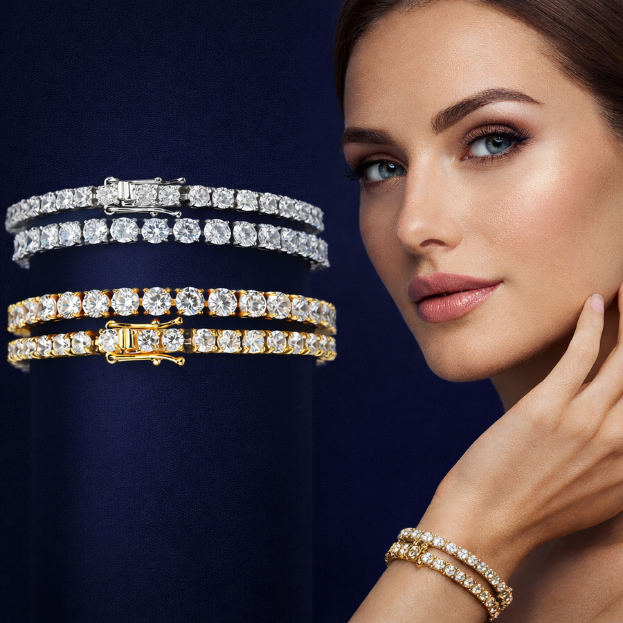 Bransoletki tenisowe z moissanitami – Belleza D’or (kategoria)