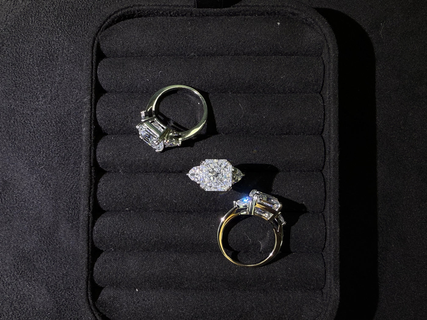 Pierścionek z moissanitem Sofia - Belleza D'or