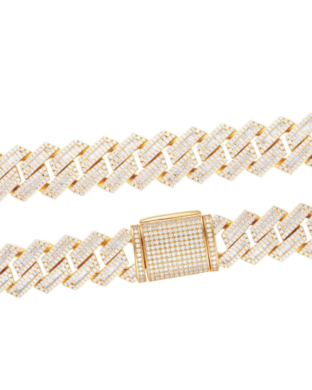 Męski łańcuch Sevilla z moissanitem