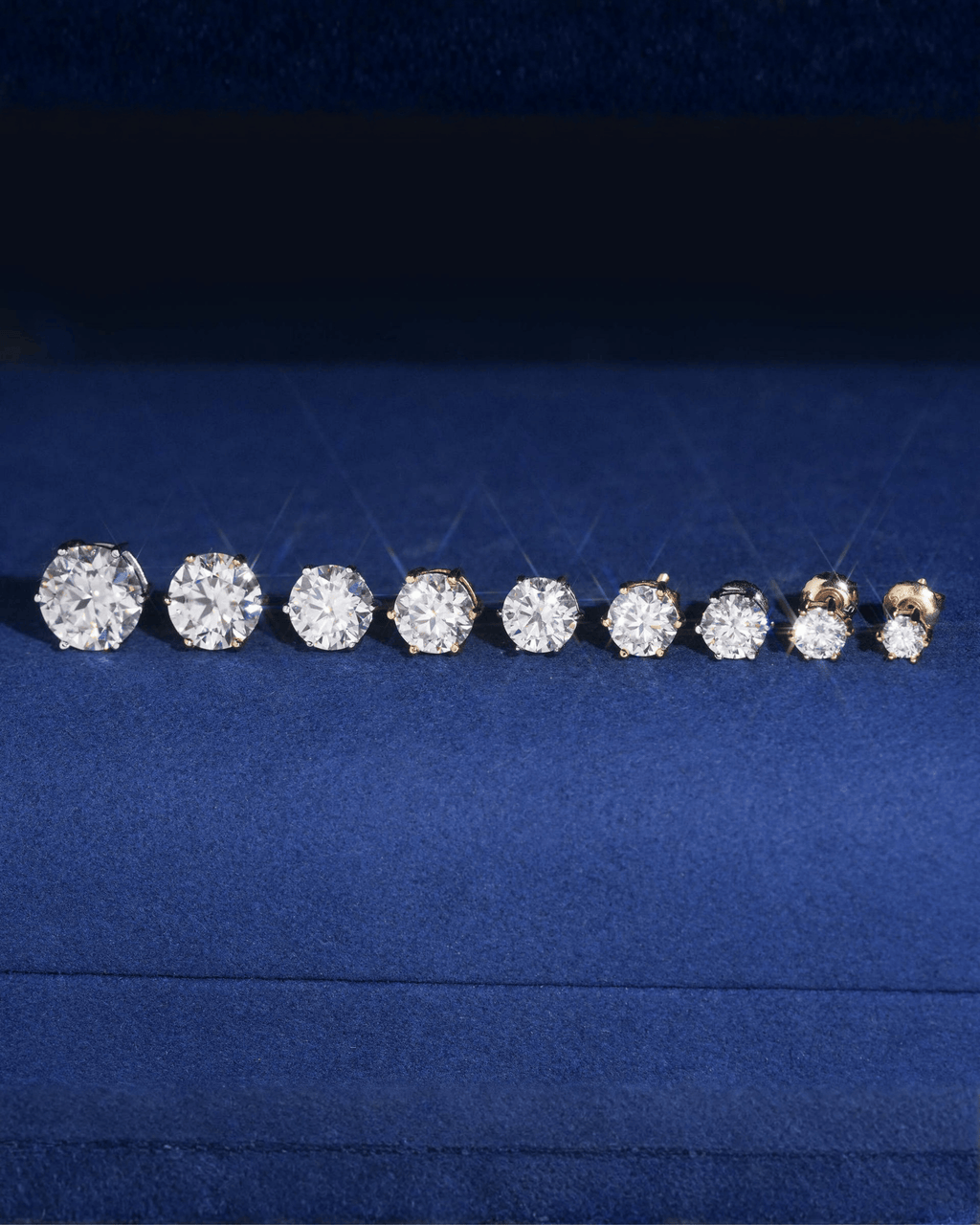 Kolczyki z moissanitem Amelia