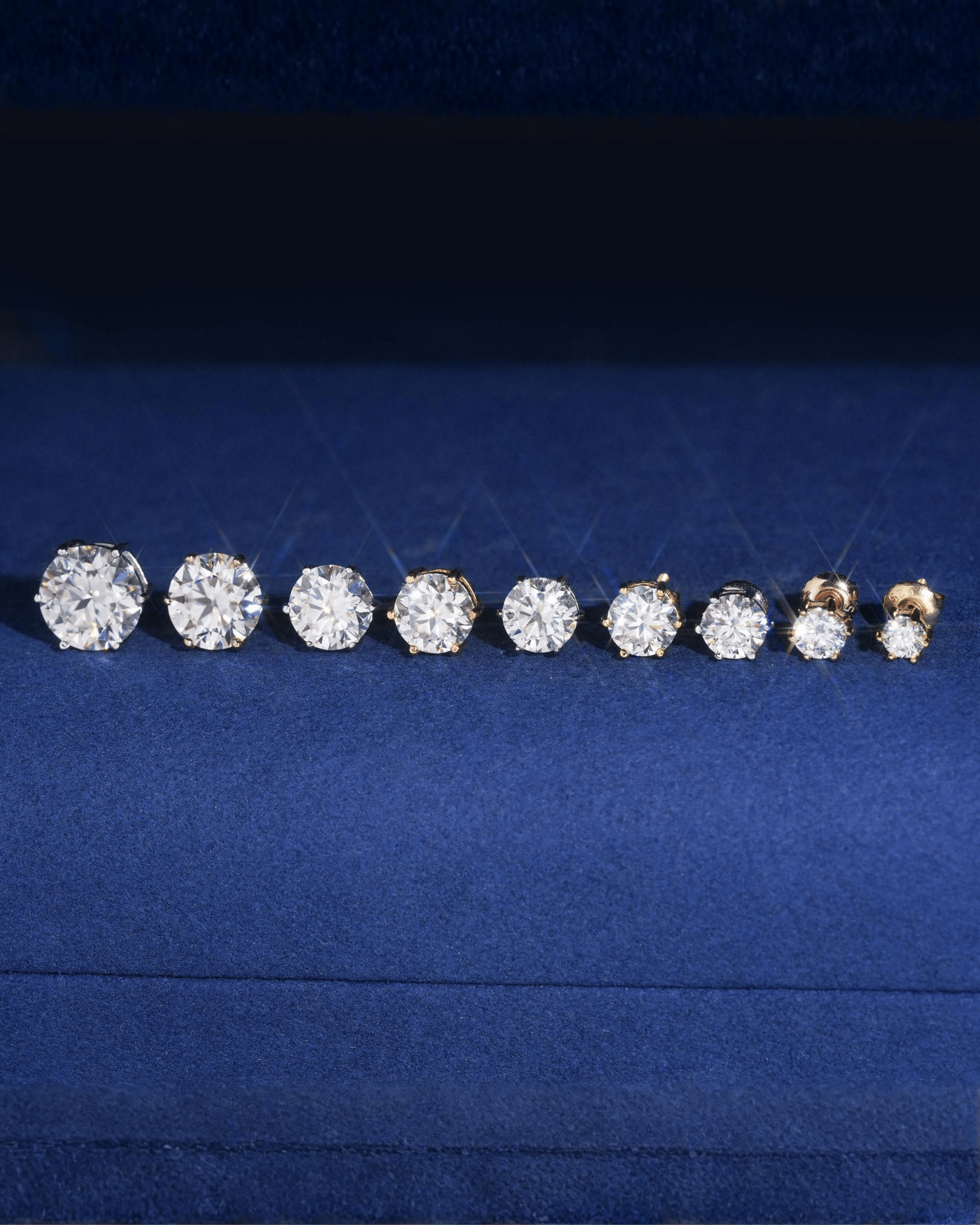 Kolczyki z moissanitem Amelia