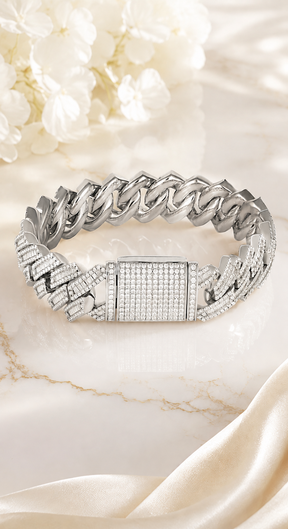 Herrenarmband Sevilla mit Moissanit