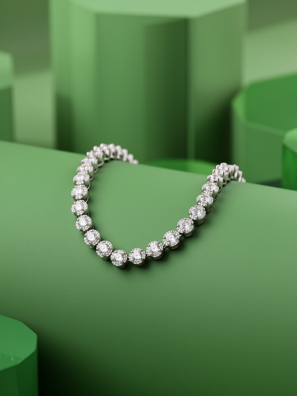 Naszyjnik Versailles z moissanitem