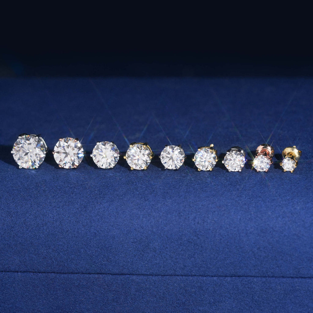 Kolczyki z moissanitem Amelia