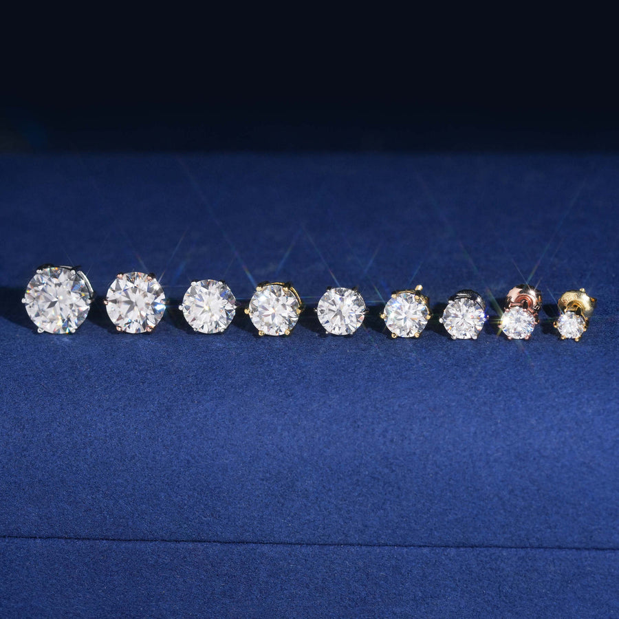 Kolczyki Amelia – kolczyki które wyglądają jak diamentowe, prezent na rocznicę dla żony