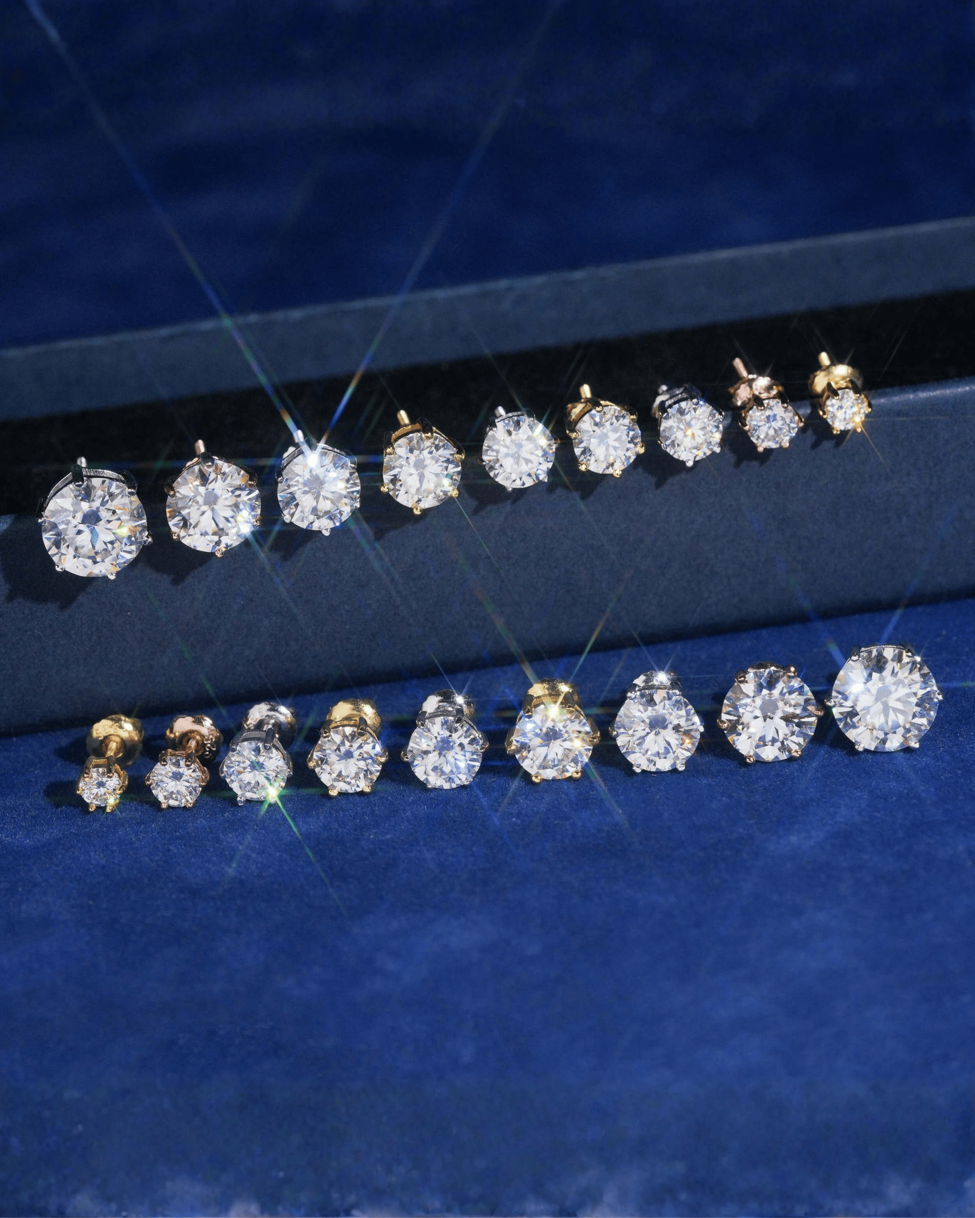 Kolczyki z moissanitem Amelia