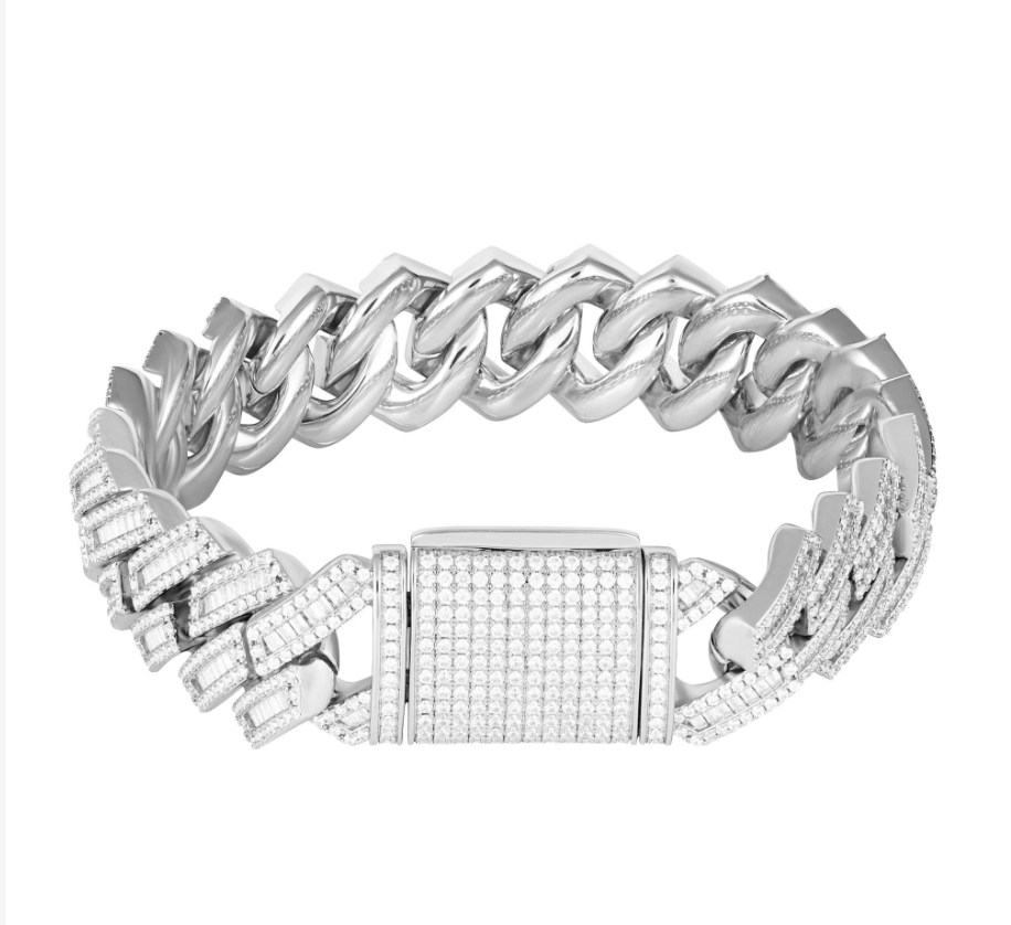 Męska bransoleta Sevilla z moissanitem
