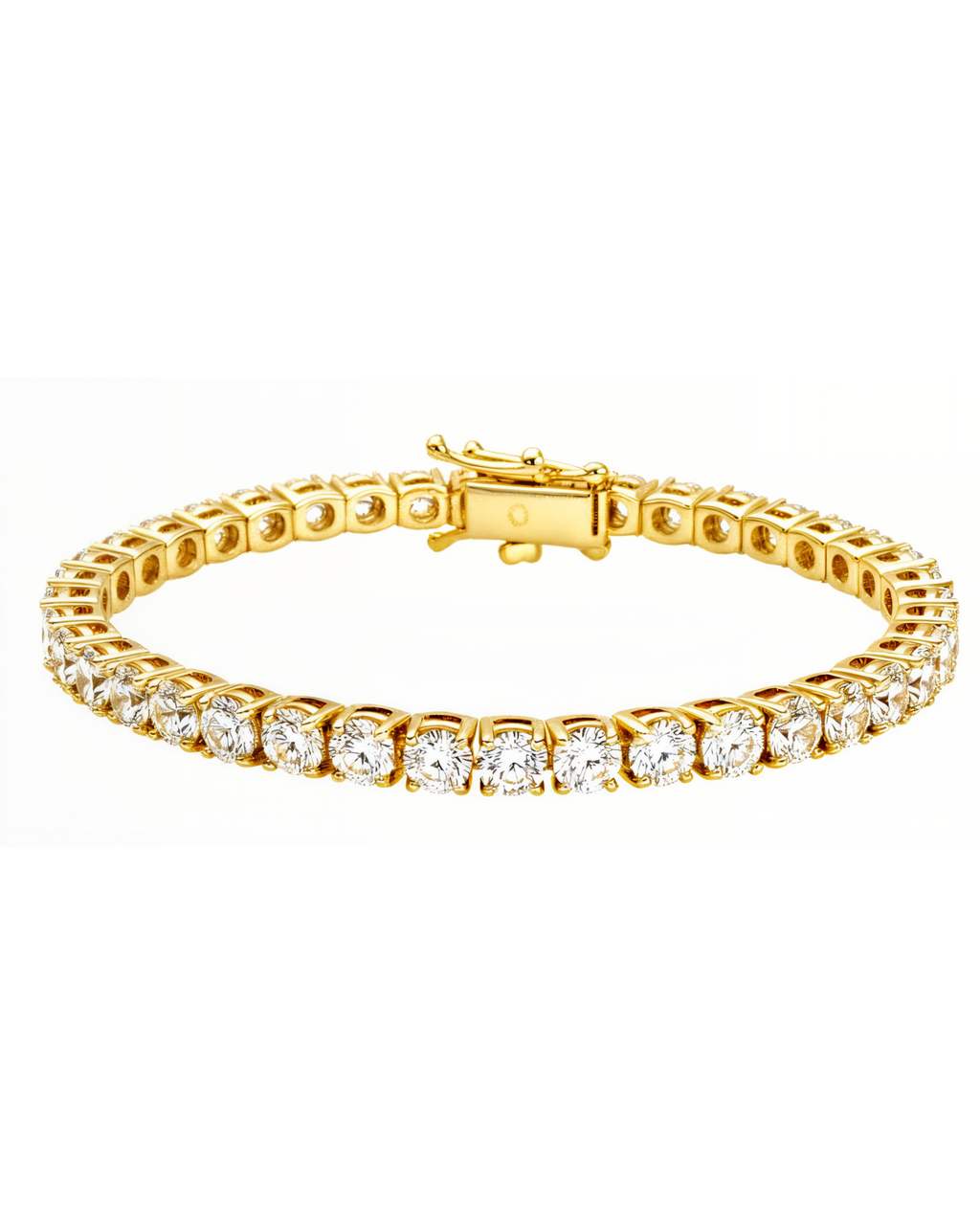 Bransoleta tenisowa z moissanitami – szlif brylantowy –  Orléans