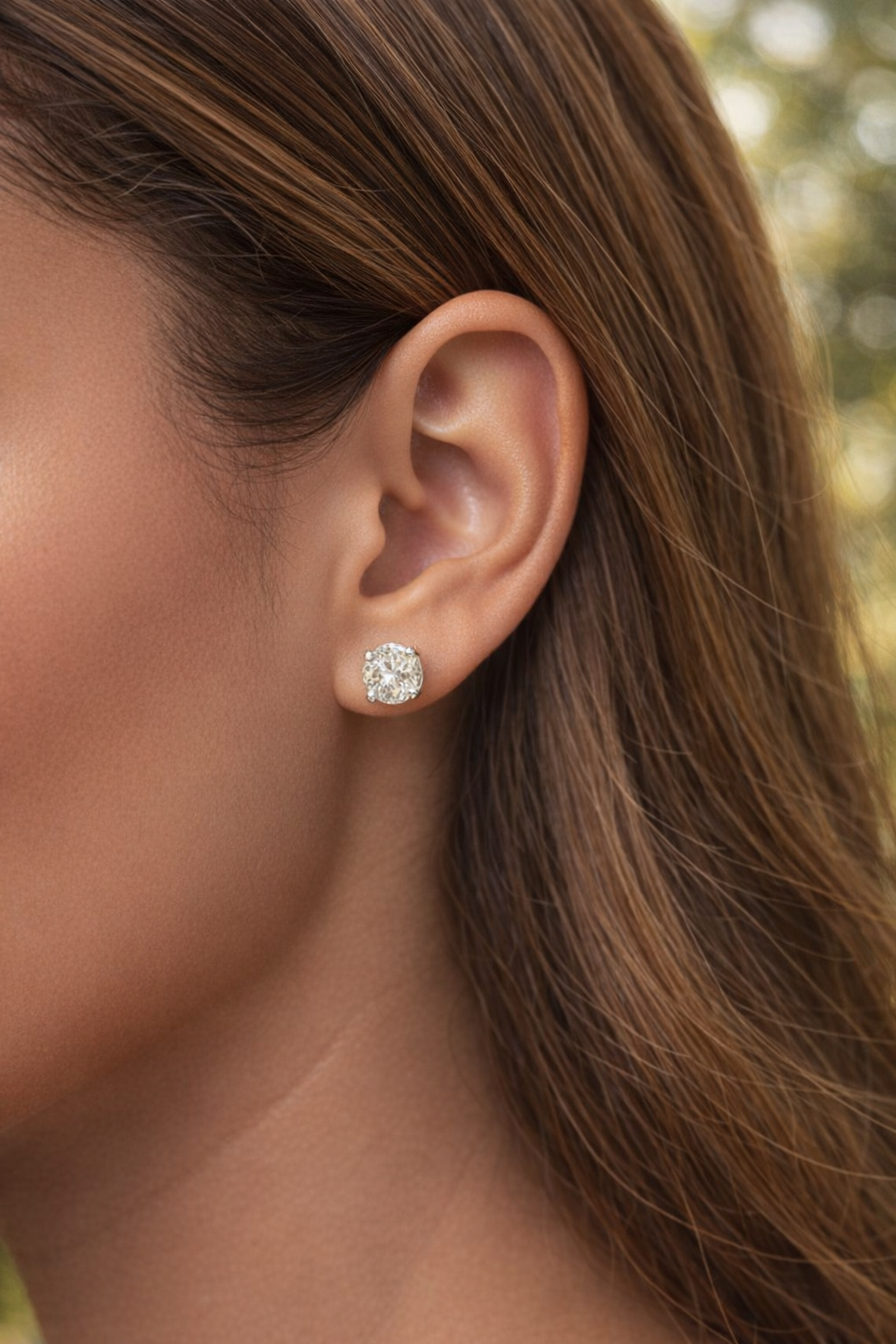 Kolczyki z moissanitem Amelia