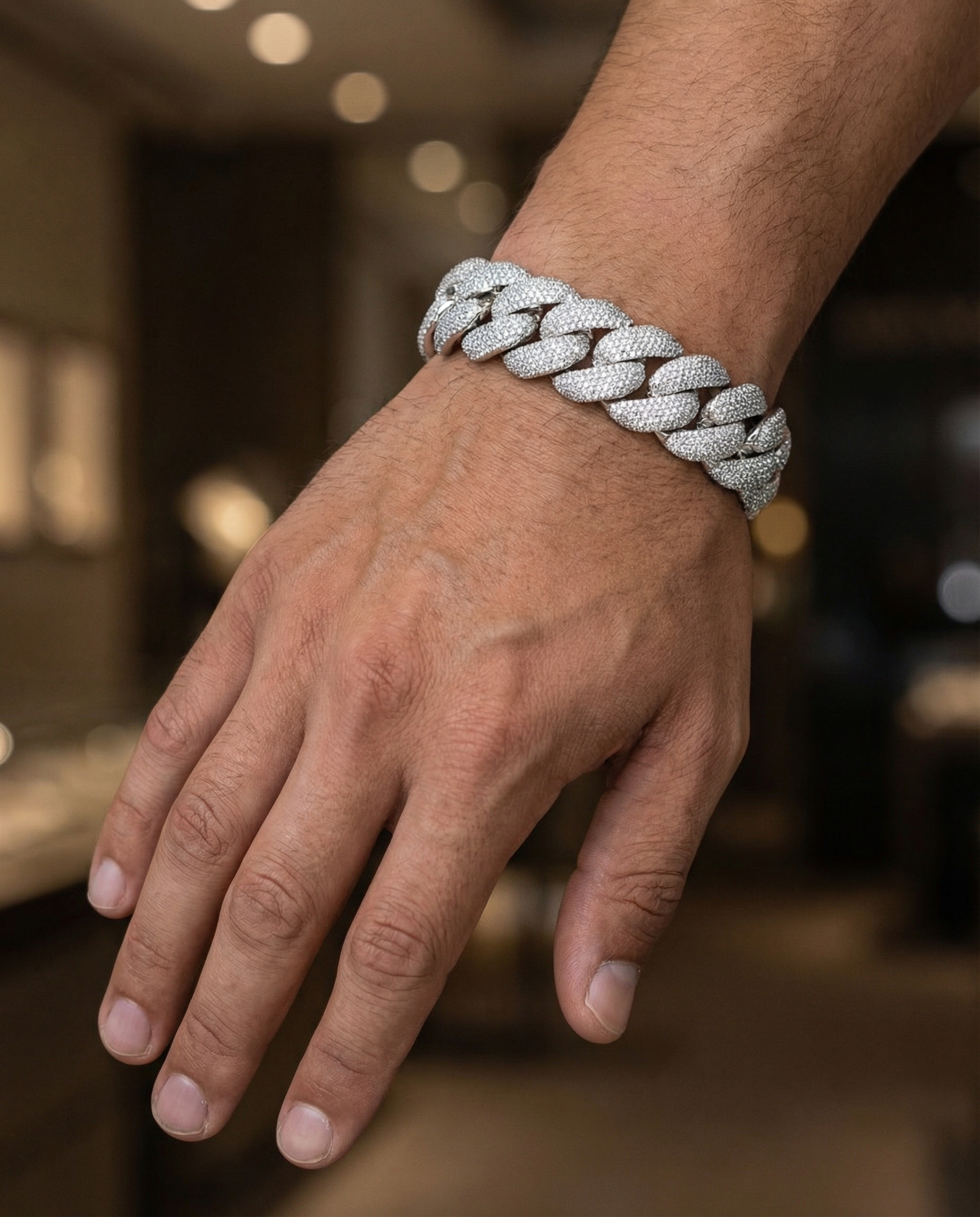 Męska bransoleta kubańska – Barcelona