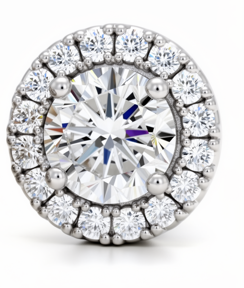 Kolczyki z moissanitem Eleanor